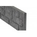 Hout-betonschutting motief antraciet i.c.m. tuinscherm Stuttgart 21-planks